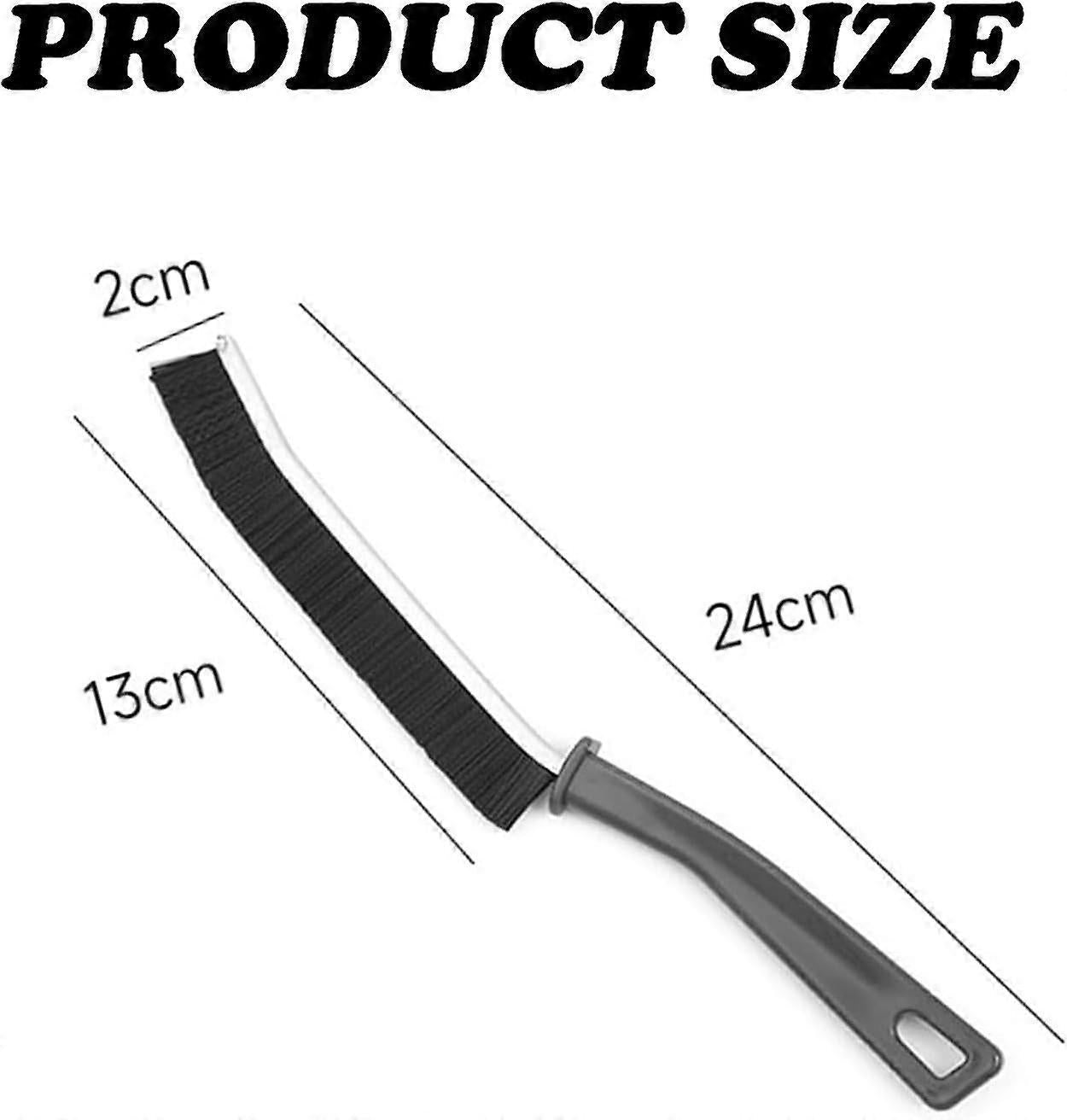 2pcs Crevice Cleaning Brushes for Window & Bathroom Grooves