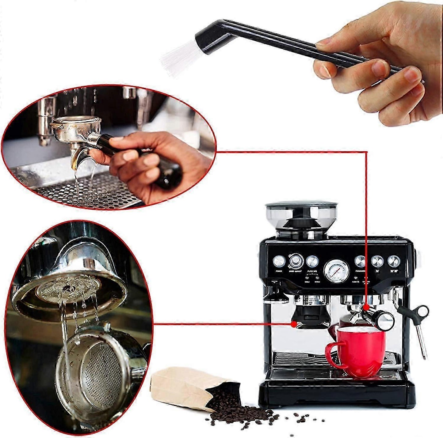 Coffee Grinder Cleaning Brush, Barista Tool