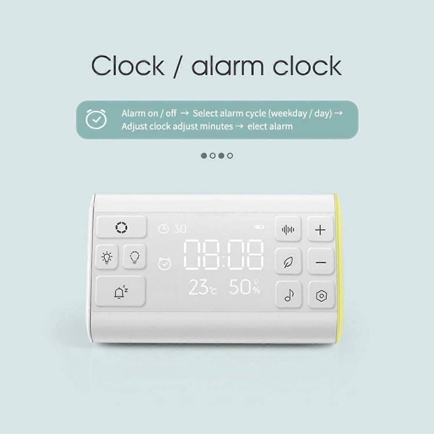 White Noise Machine Sleep Sound Therapy Portable Timer for Nursery Office