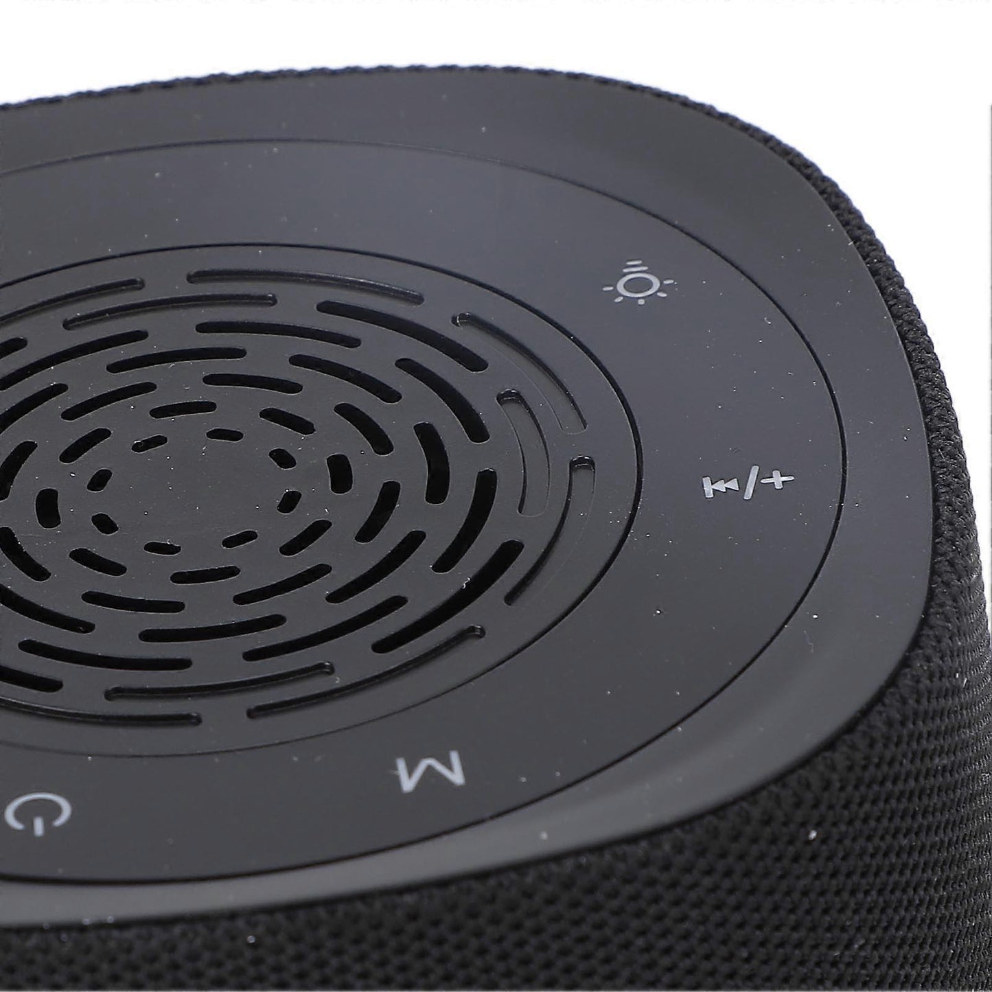 Bluetooth White Noise Machine 14 Sounds Rechargeable Breathing Light Black