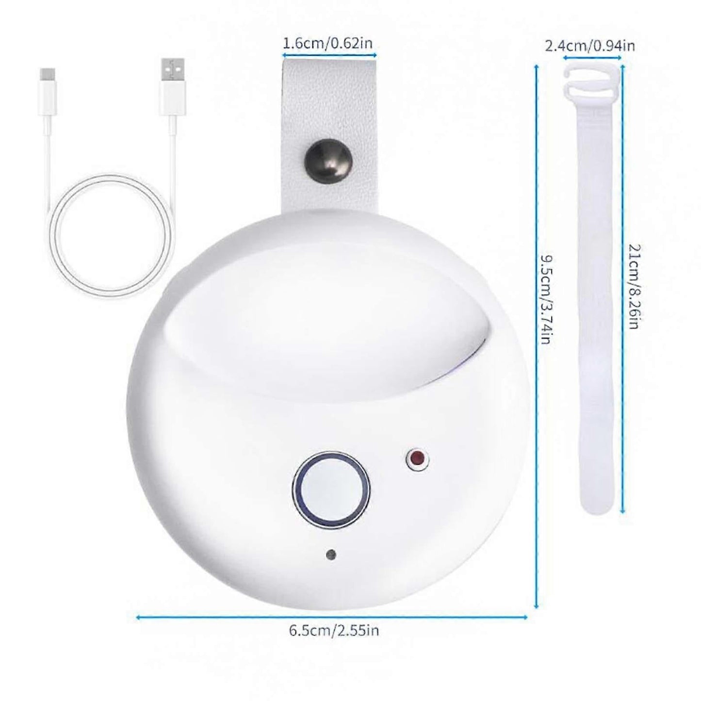Compact White Noise Machine Auto Off Travel Sound Device for Babies Home