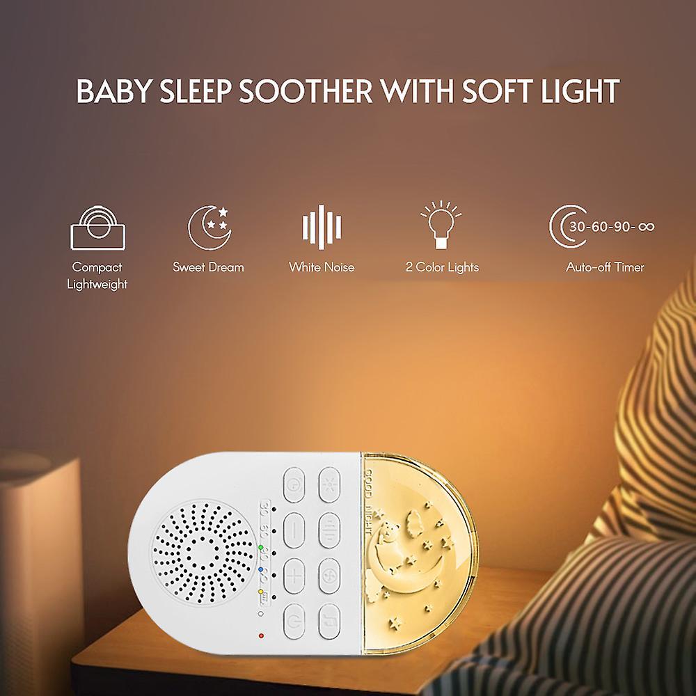 Babies White Noise Sound Machine Sleep Soother Device