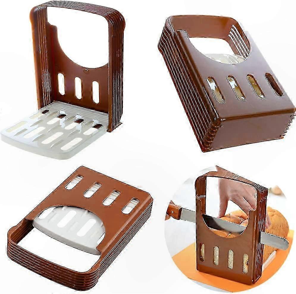 Adjustable Sandwich Cutter Bagel Bread Loaf Slicer Tool for Baking
