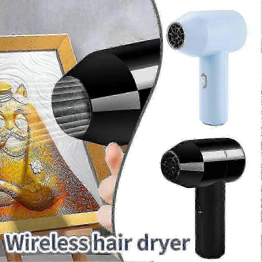 Wireless Mini Negative Ion Hair Dryer Portable Small Dryer