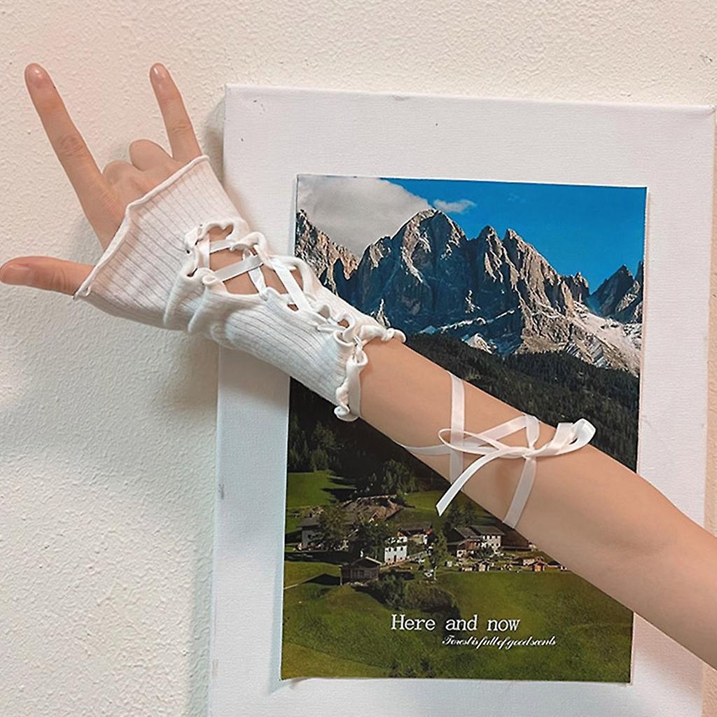 Y2K Arm Cuffs Sleeves JK Lolita Arm Warmers Fashion Accessories