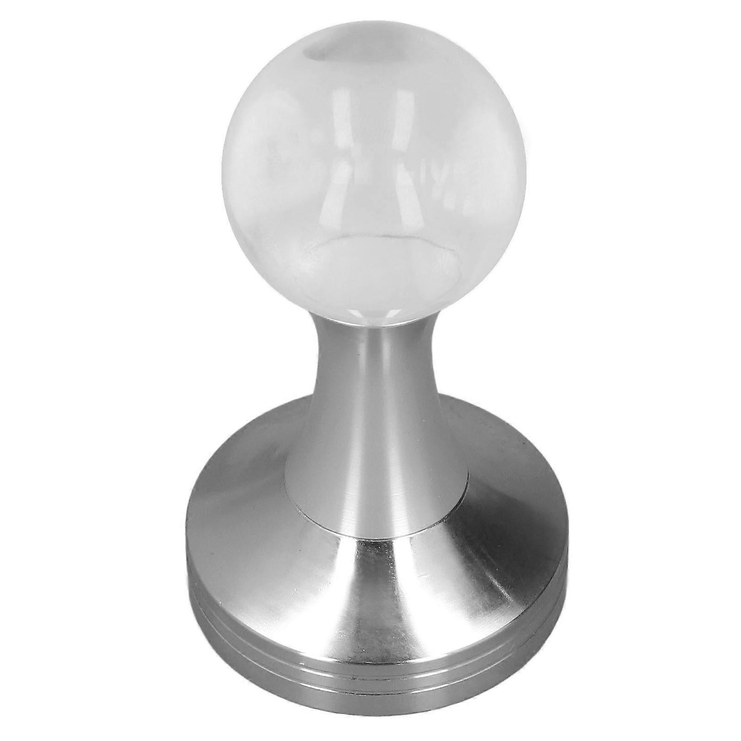Crystal Ball Coffee Tamper Stainless Steel Espresso Tool 58x105mm Silver