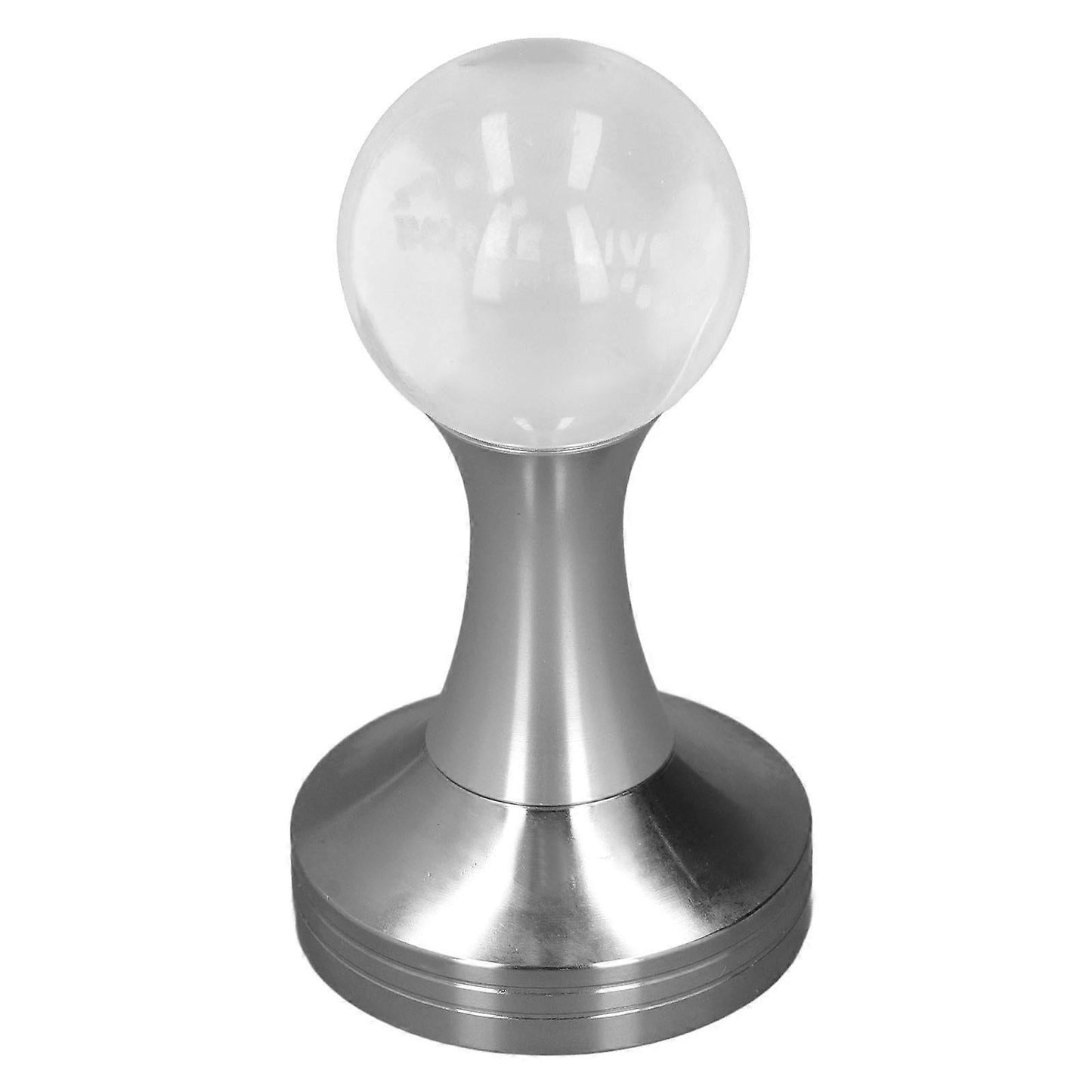 Crystal Ball Coffee Tamper Stainless Steel Espresso Tool 58x105mm Silver