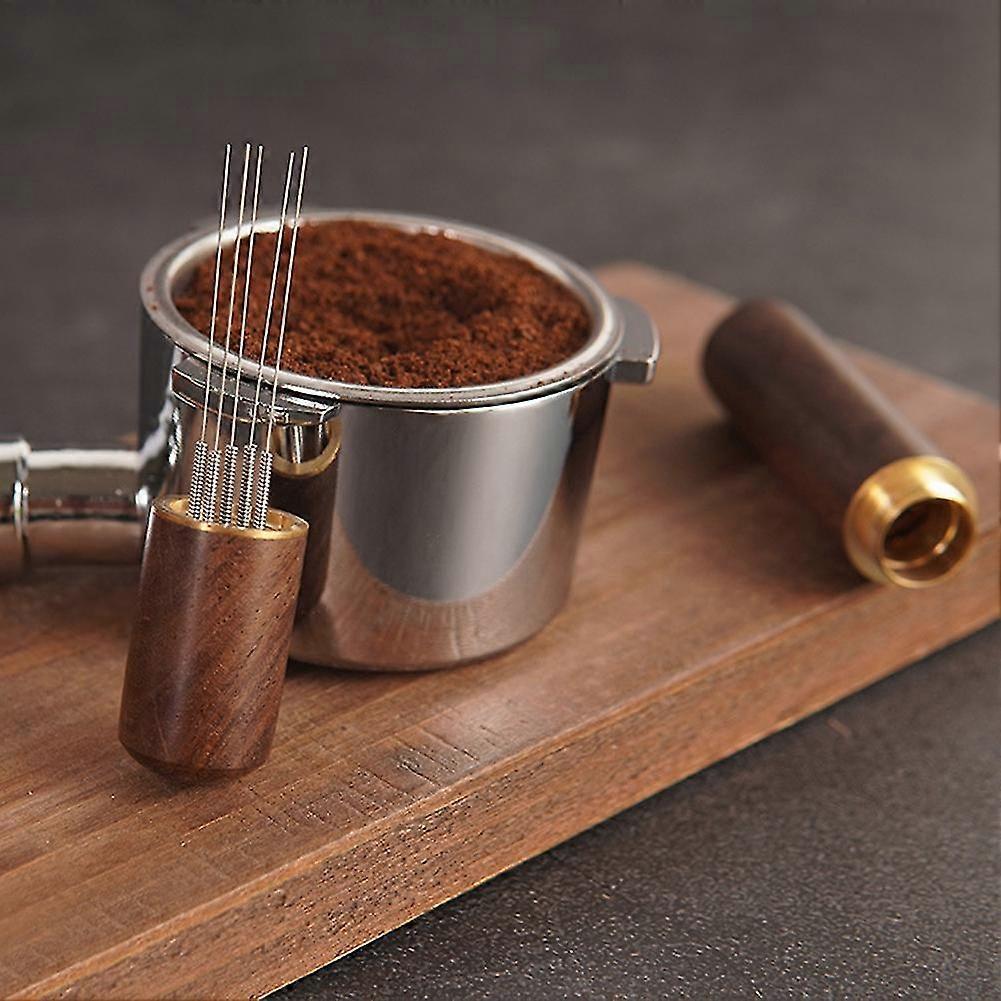 Stainless Steel Coffee Tamper with WDT Needles Espresso Distributor Tool