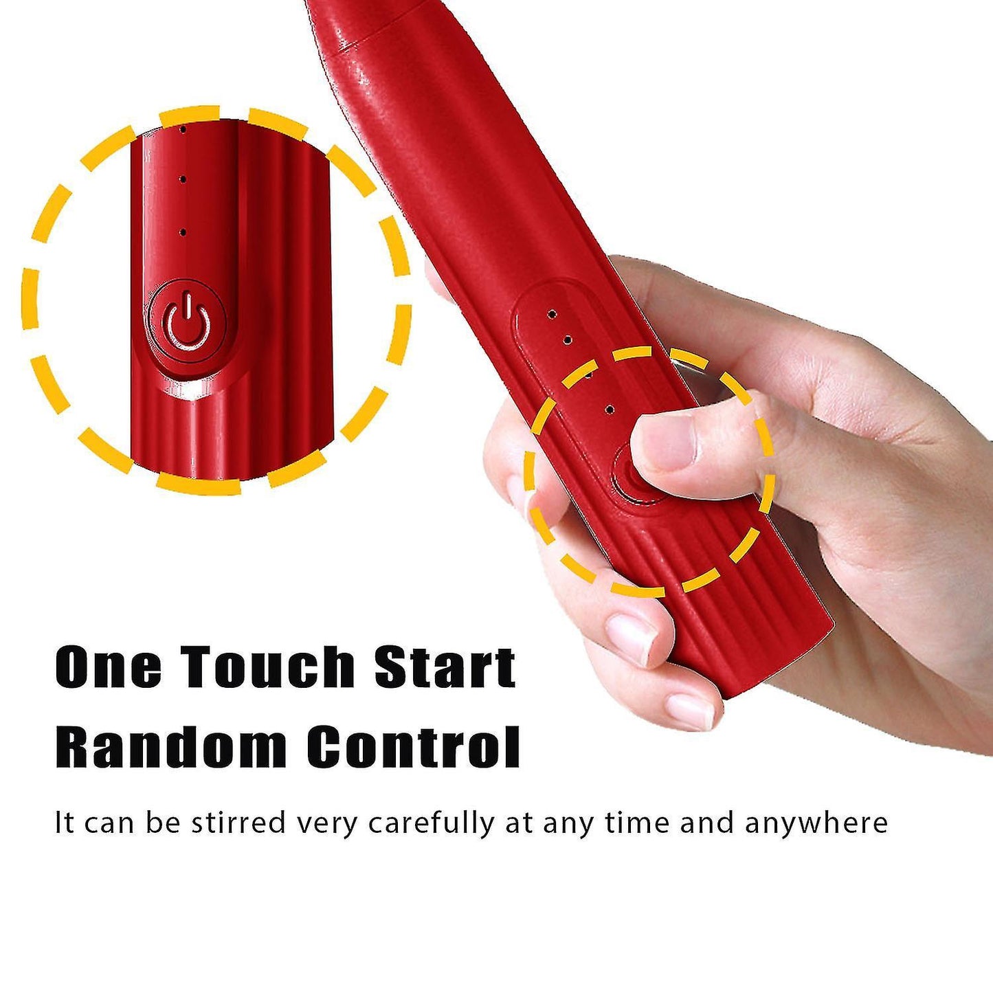 USB Rechargeable Handheld Milk Frother 2-in-1 Whisk Coffee Foam Maker