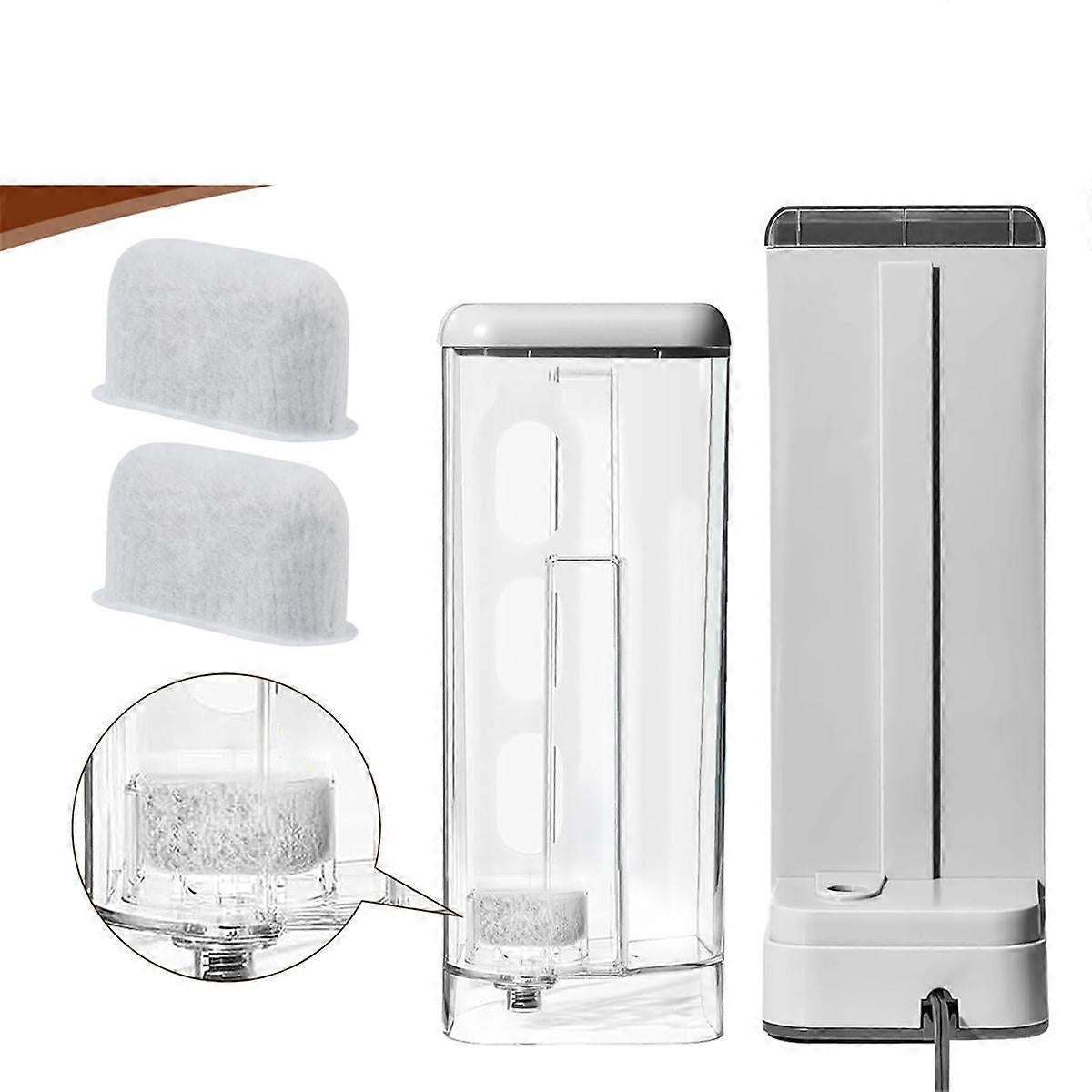 8Pcs Charcoal Water Filters Replacement for Coffee Maker Purification
