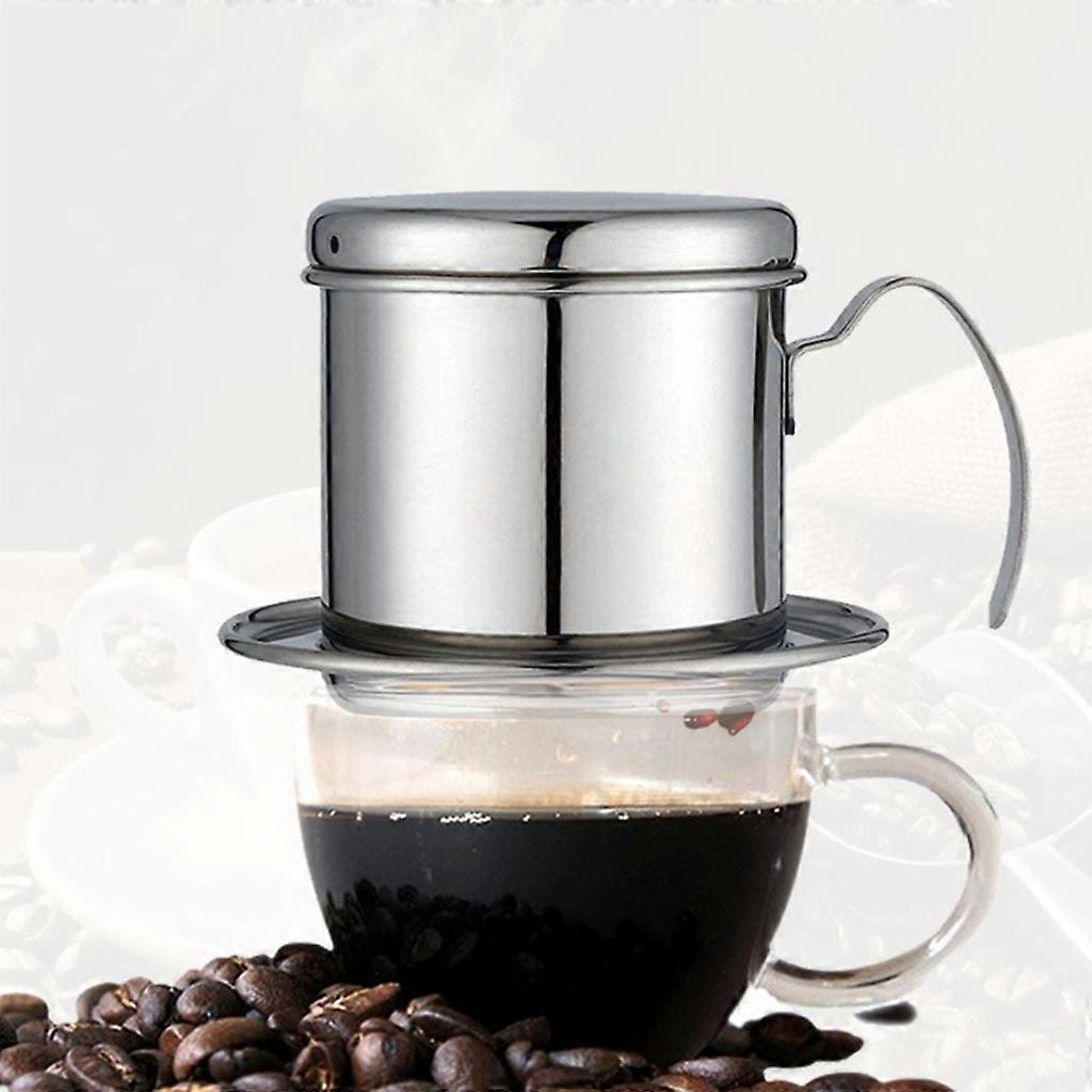Vietnamese Coffee Filter Maker Press Stainless Steel Drip Cup Brewer