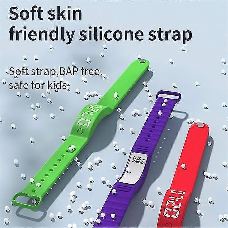 W5SV Smart Bracelet with Vibration Alarm Sleep Tracker Digital Display Fitness Watch