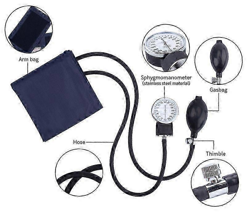 Manual Desktop Monitoring Device Mercury-Free Classic Design