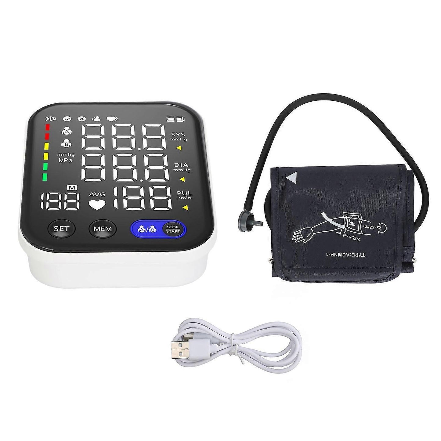 Intelligent Upper Arm Device with English Voice Prompt