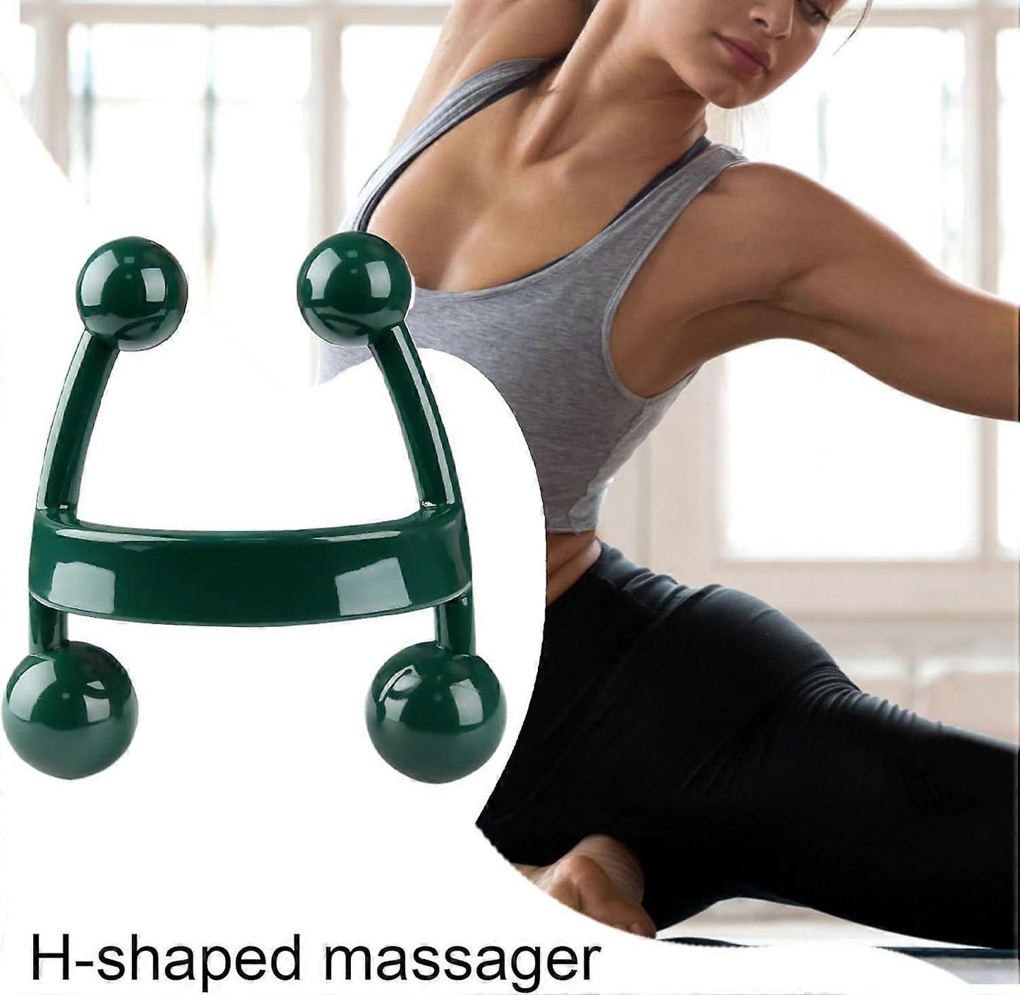 H-Shaped Hand Massager Pressure Point Tool, Portable Massage Device