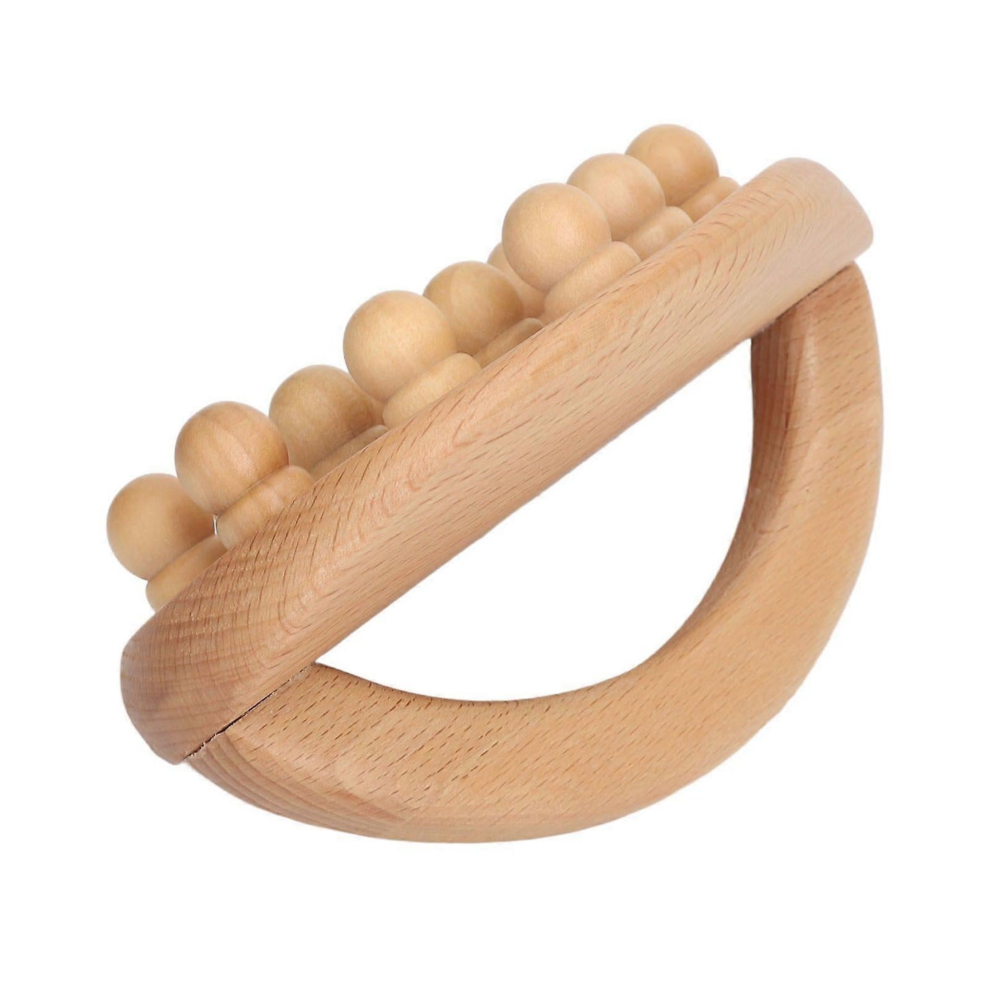 Wooden Body Massage Brush with Beads, Muscle Relaxation Meridian Guasha Tool