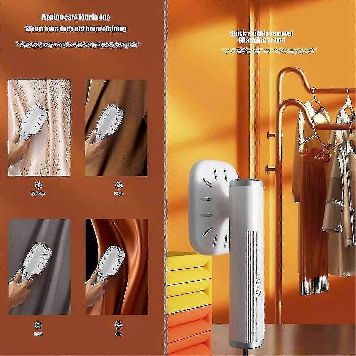 Mini Handheld Steamer Ironing Machine Dry/Wet Steam Iron for Travel Use