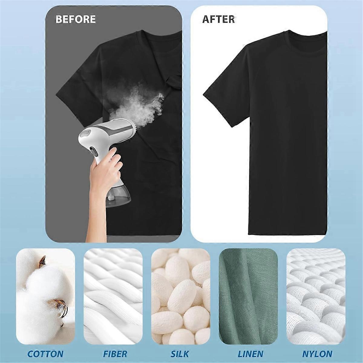 1500W Handheld Garment Steamer with 300ML Tank Portable Steamer for Clothes