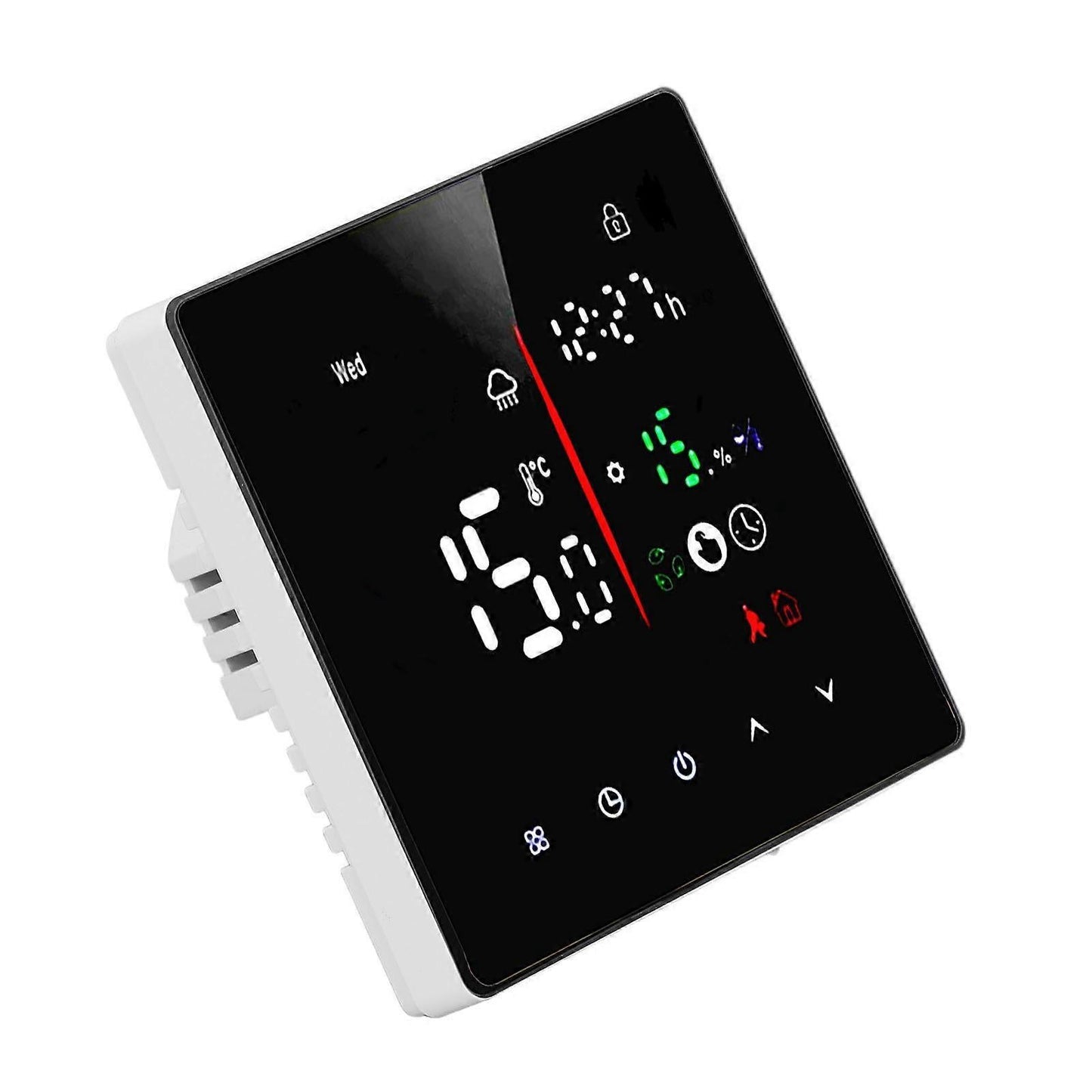 Touch Screen Wall Thermostat Temperature Controller for Water Floor Heating AC90-240V