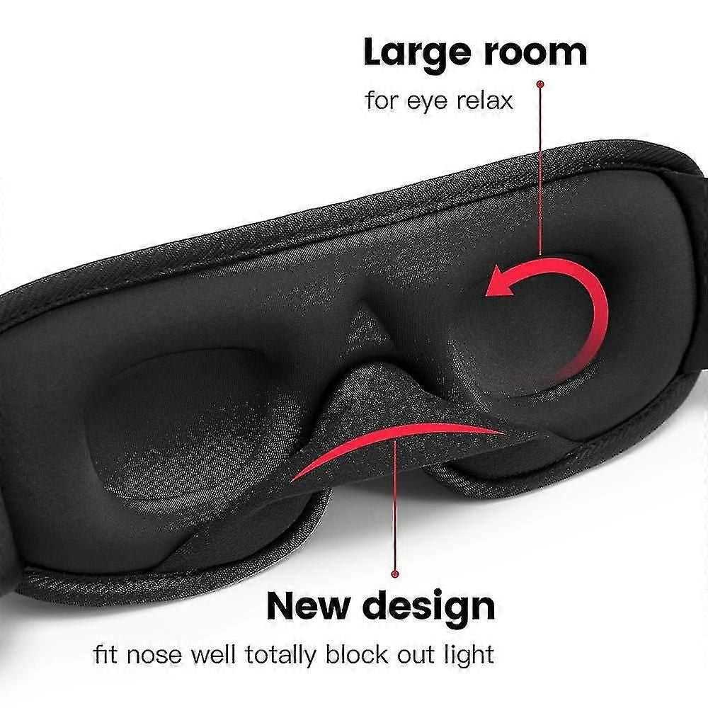 3D Sleeping Mask - Shading Cushion, Ergonomic, Light Blocking