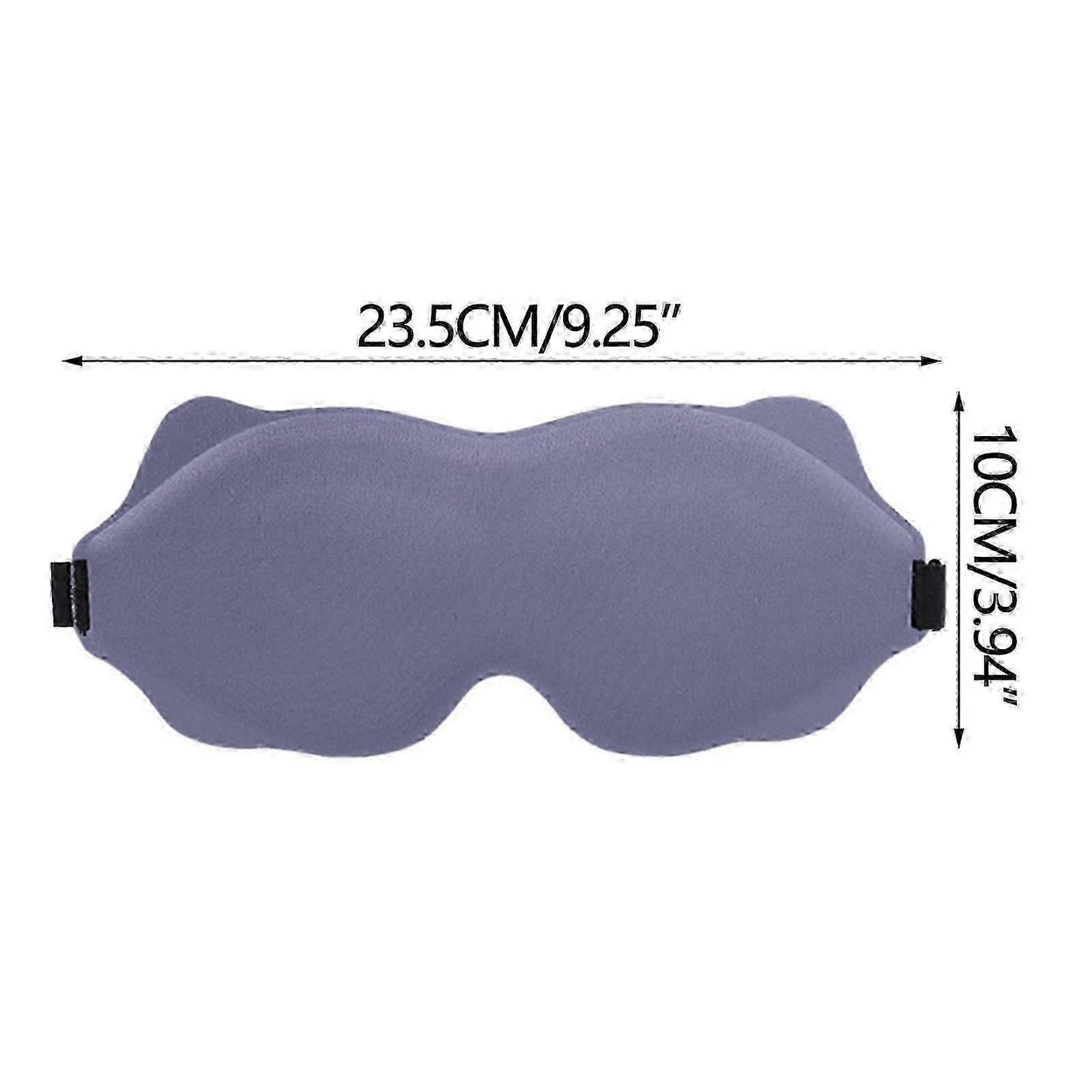 Washable Sleep Mask for Side Sleeping - Adjustable Strap, Breathable, Travel