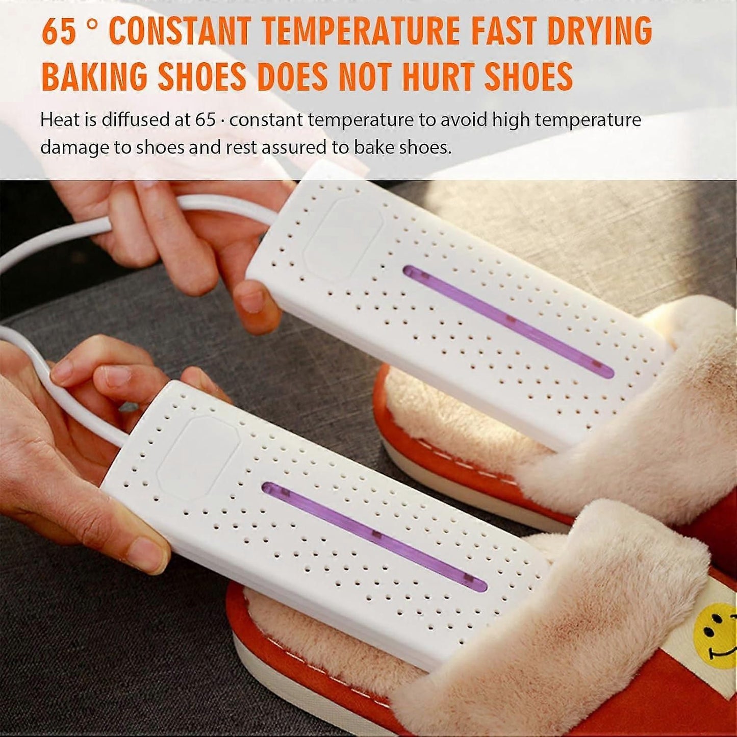 Portable 360° Electric Shoe Dryer - Antibacterial, Deodorizing