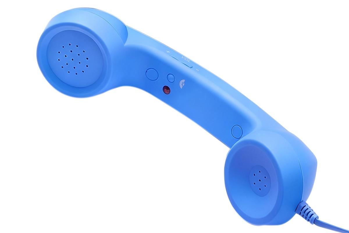 1M Retro Wired Handheld Telephone Handset with Microphone Type C Plug for Smartphones PC
