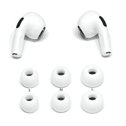 Replacement Ear Tips for AirPods Pro Memory Foam Ear Buds Anti-Slip Eartips with Portable Storage Box -Gray