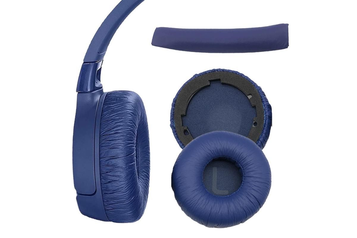 Ear Pads Cushion Cover Replacement Headband Replaceable Foam Headphone Cover for JBL Tune600BT T660NC T670NC Wireless Headphone Ear Pads Headphone Ear Pad Repair Parts -Pink