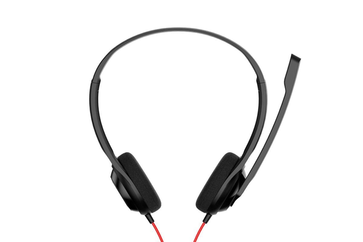 Dual-Edge USB-C Wired Headset with Clear Mic Lightweight Office Headset for PC/Mac