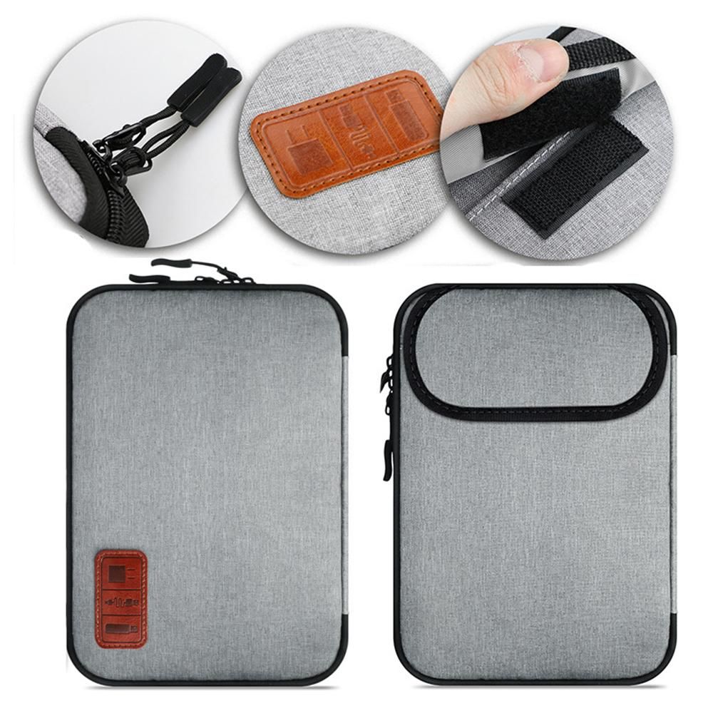 Travel Data Cable Storage Bag(Grey)