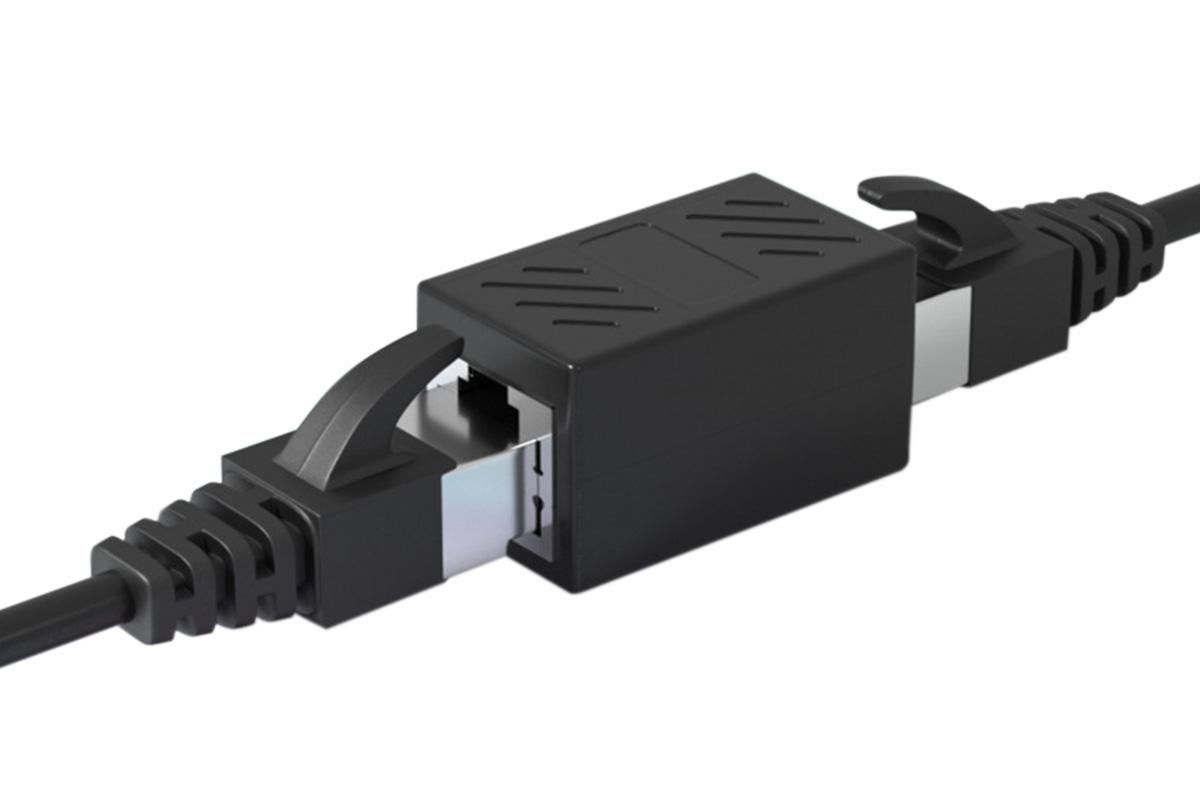 5-Pack RJ45 Ethernet Cable Coupler Inline Adapter Network Extender Connector