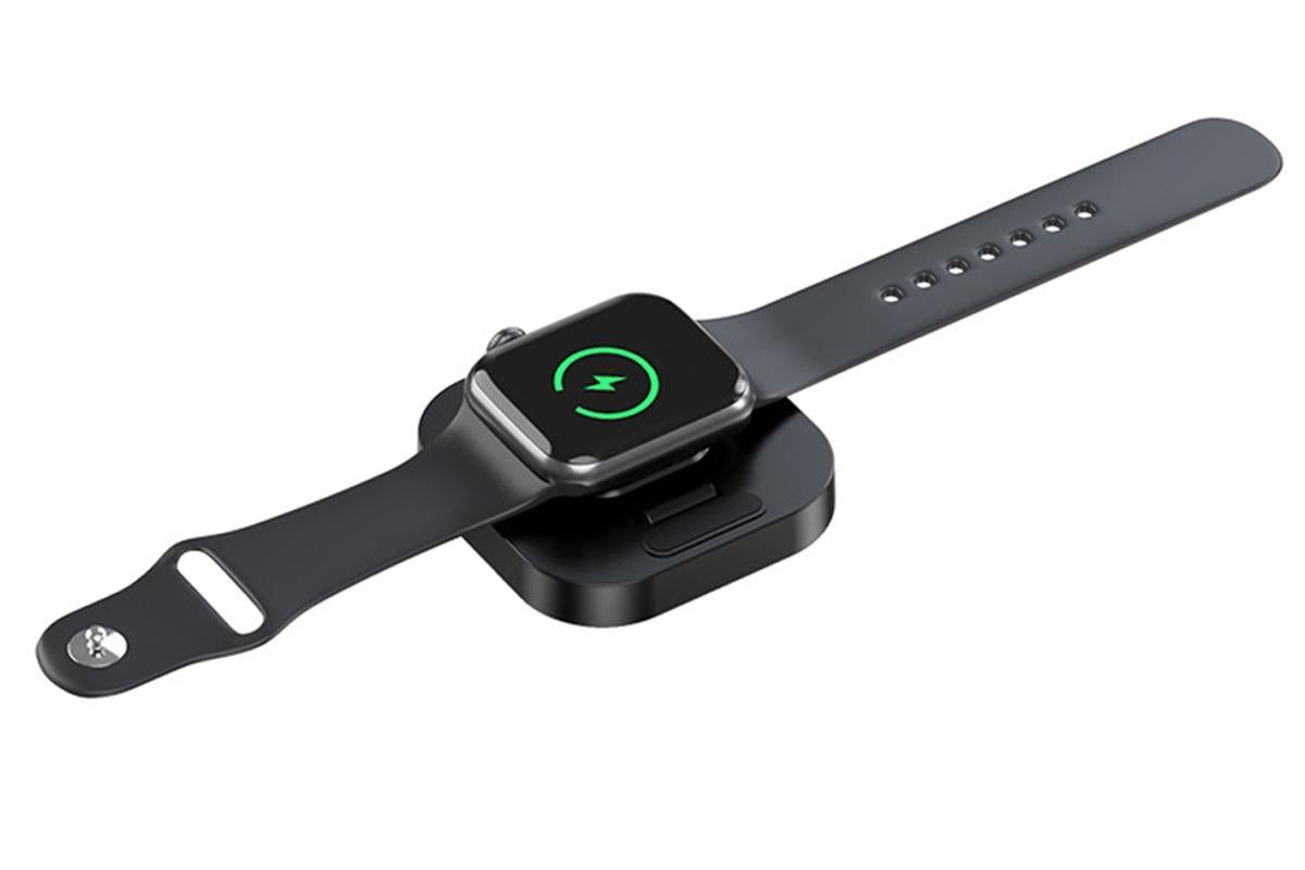 Portable Charging Dock for Apple Watch Wireless Watch Charger Stand Compatible with Apple Watch -Black