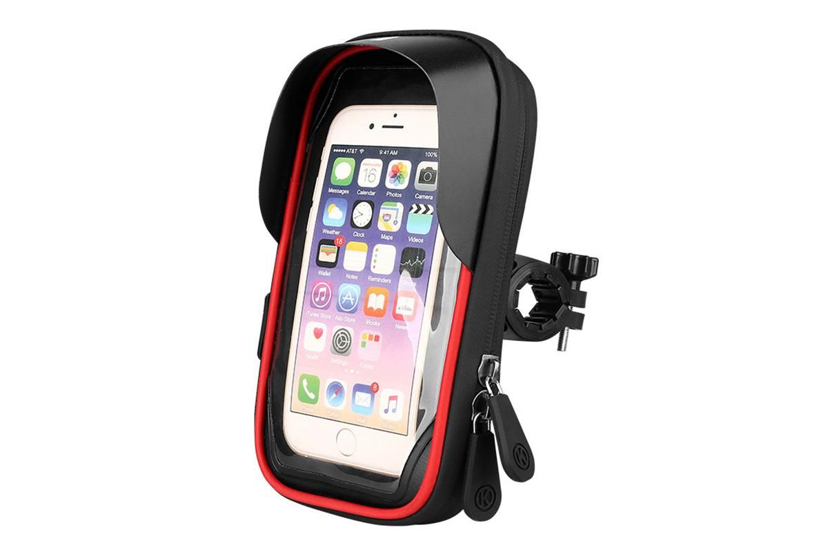 Bike Frame Bag Waterproof Bike Phone Mount Holder Bikes Accessories Gifts - Red