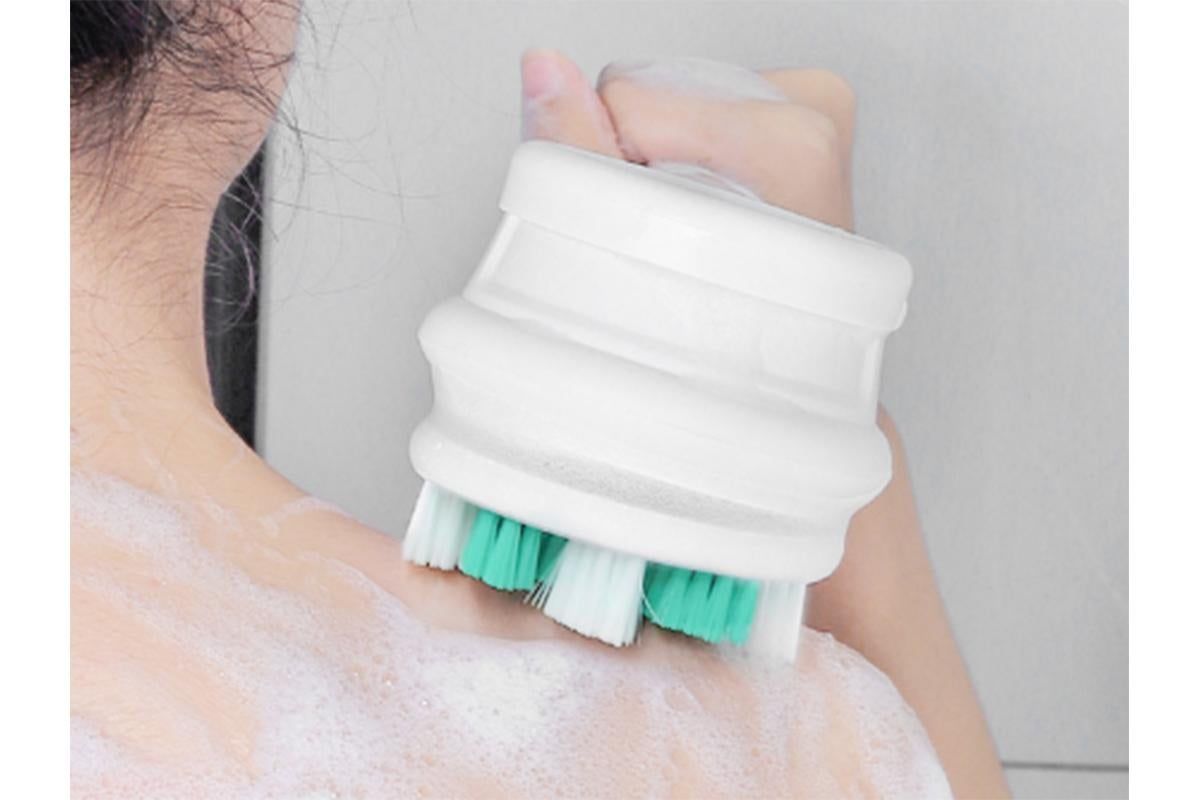 Electric Back Scrubber Body Brush Exfoliating Bath Brush for Shower - Pink