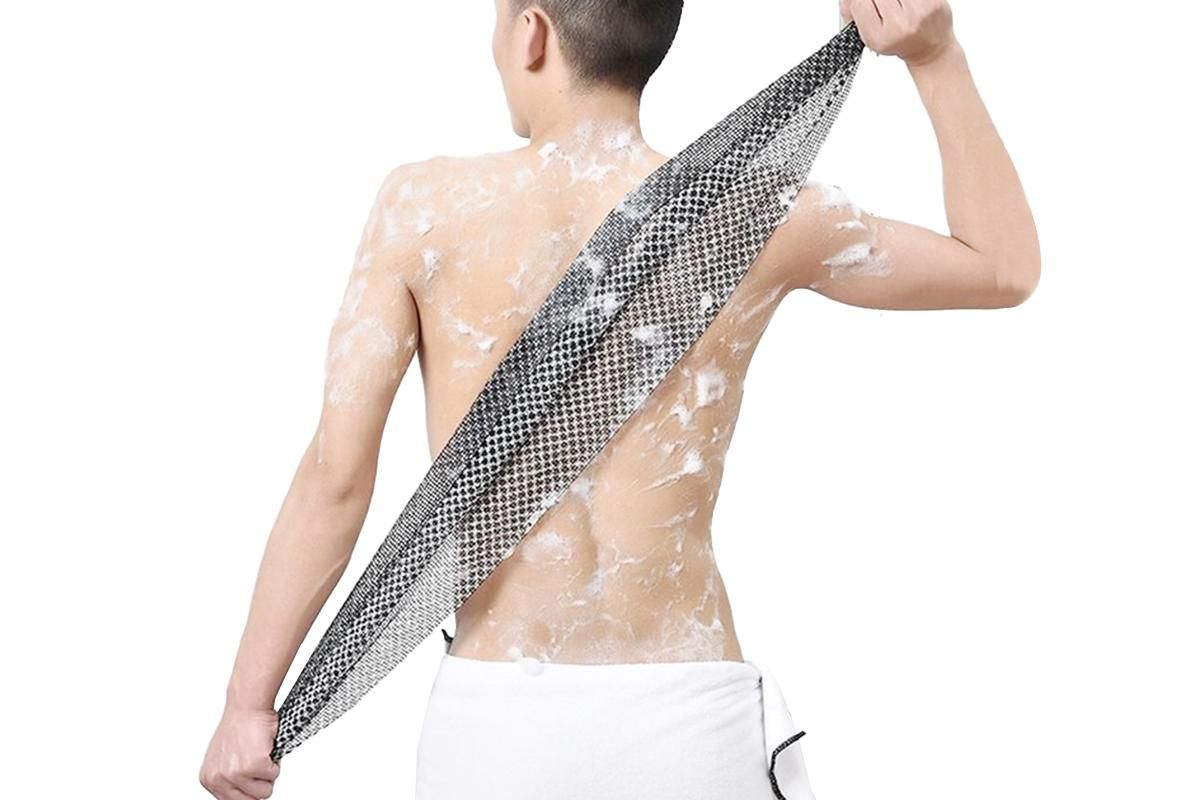 Back Scrubber for Shower Exfoliating Body Scrubber Bath Towel Shower Back Washer Scrub Wash Cloth Exfoliating Washcloth Towel for Men Women