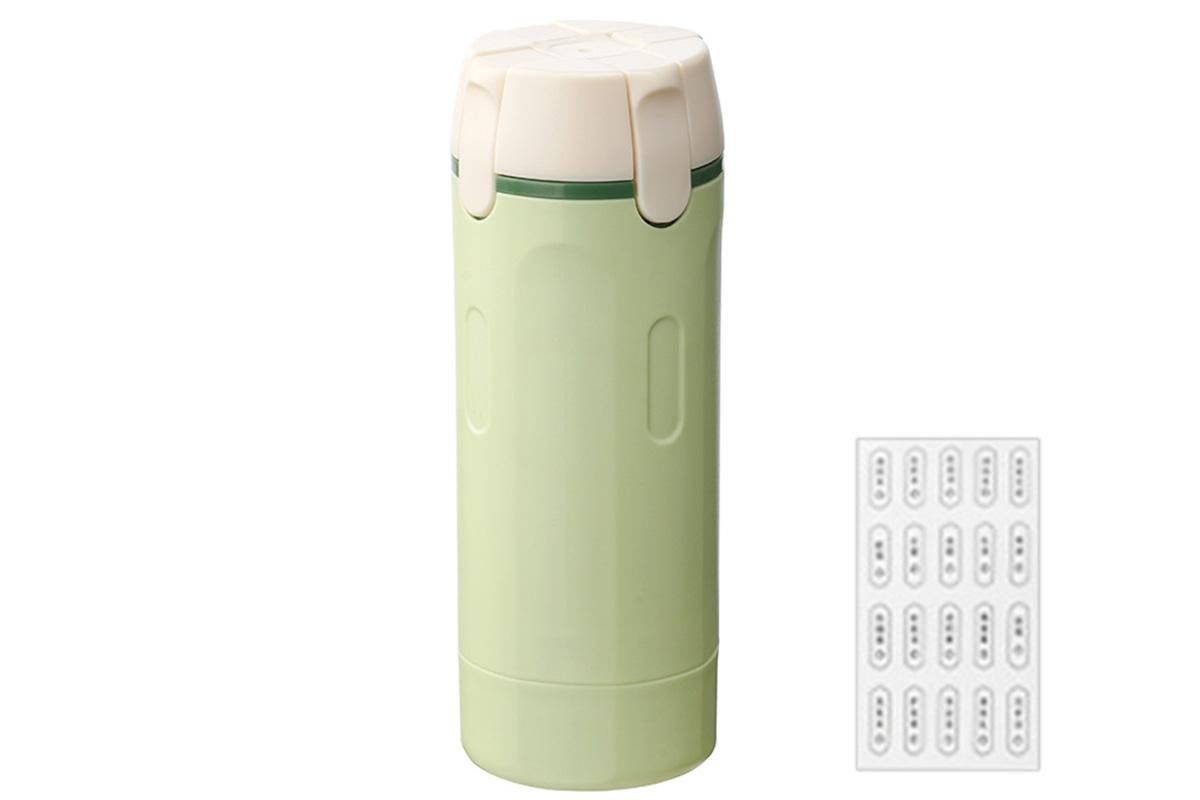 4 in 1 Travel Dispenser with 30ml Travel Bottles Travel Bottles for Shampoo Lotion - Green