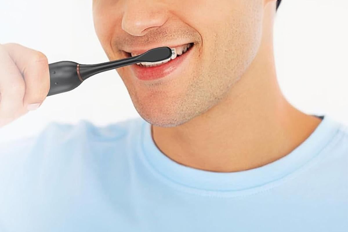 22000 VPM Electric Toothbrush for Adults with 10 Brush Heads and 6 Modes Toothbrush Sets - Black