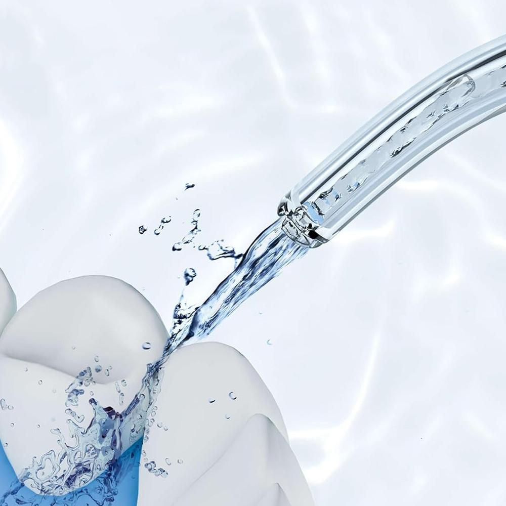 Water Flosser 3 Modes and IPX7 Waterproof Travel Water Flossers for Teeth and Braces - White