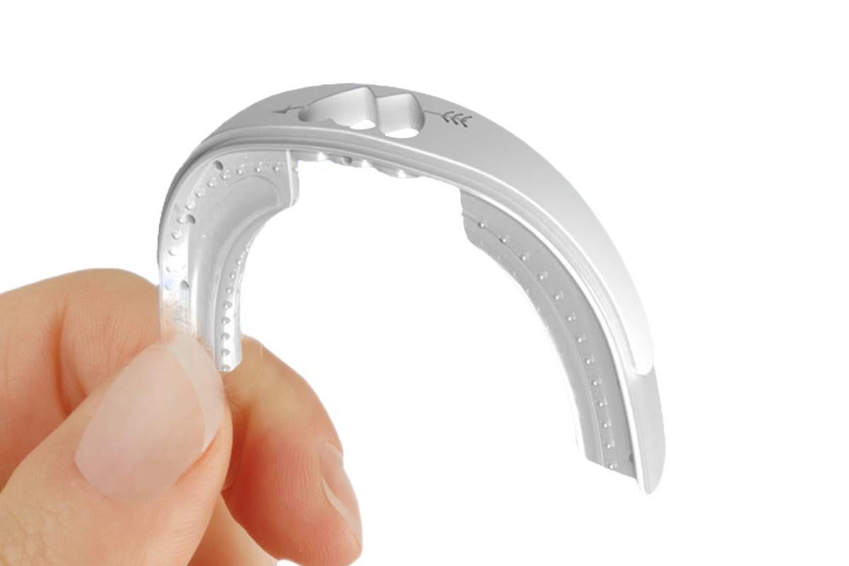 Anti-Snoring Mouth Guard Sleeping Bite Guard for Bruxism Aid Mouthpiece -White