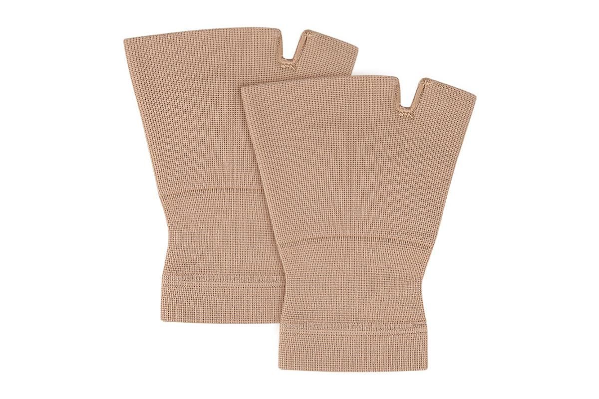1Pair Wrist Brace Glove Sport Wrist Support for Fitness Weightlifting Skin Tone - L