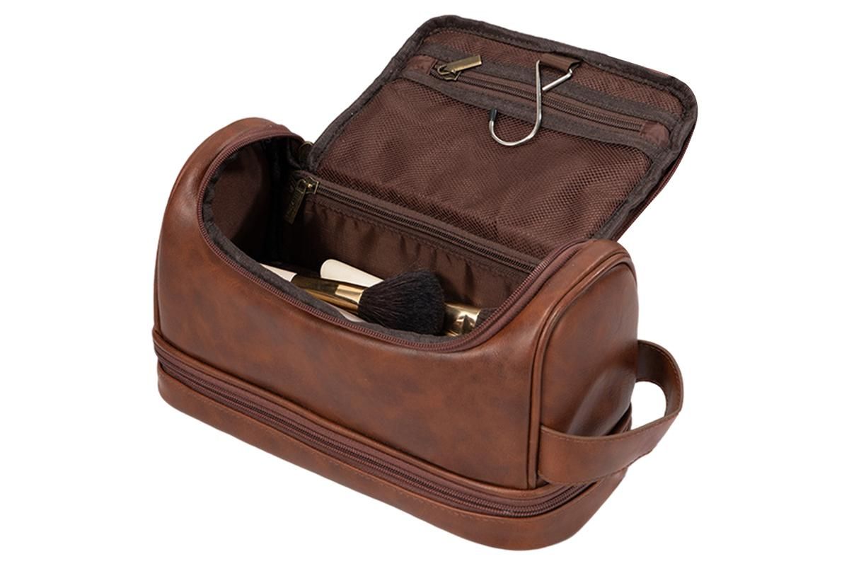 Travel Cosmetic Bag Hanging Zipper Makeup Case Organizer Storage Wash Pouch