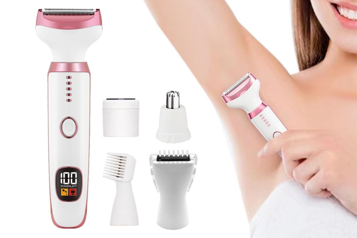 5 In 1 Electric Razor Shavers For Women Bikini Trimmer Face Razors Eyebrow Trimmer