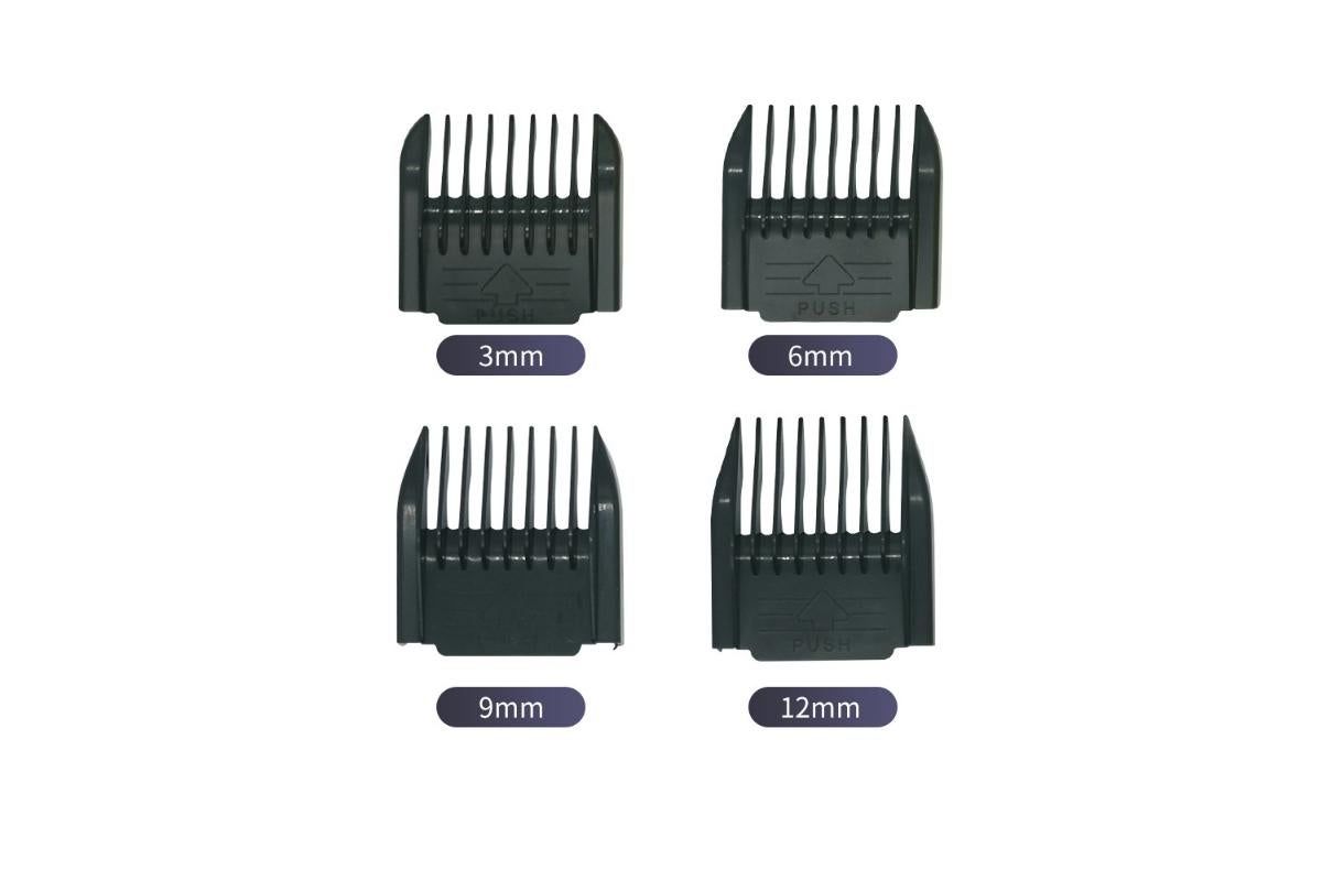Hair Clippers for Men Professional Cordless Barber Clippers Cutting Mens Hair Trimmer with 4 Guards Mens Cutting Kit -Grey