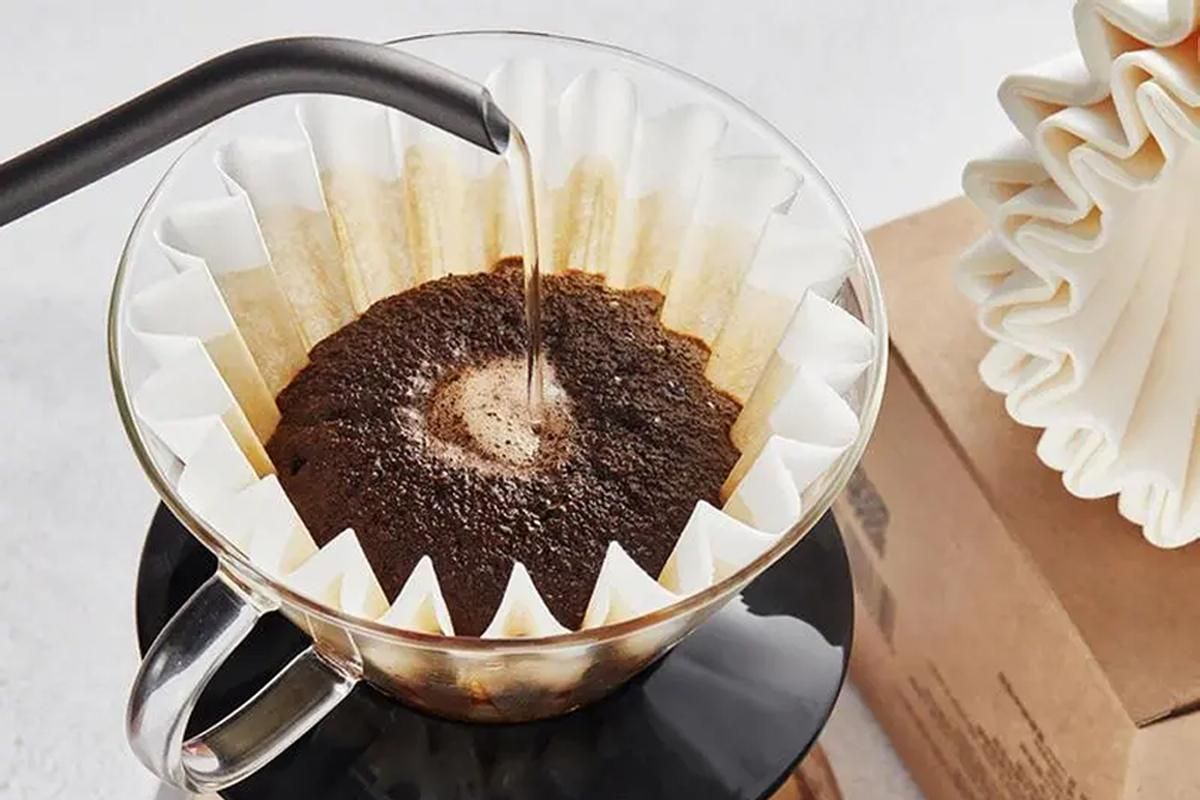 50Pcs Coffee Paper Filters -White