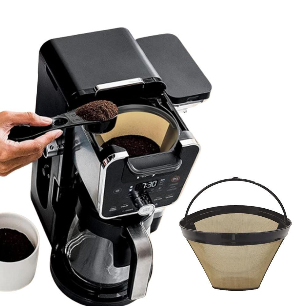 Stainless Steel Reusable Cone Shape Permanent Coffee Filter Mesh Basket 1pc