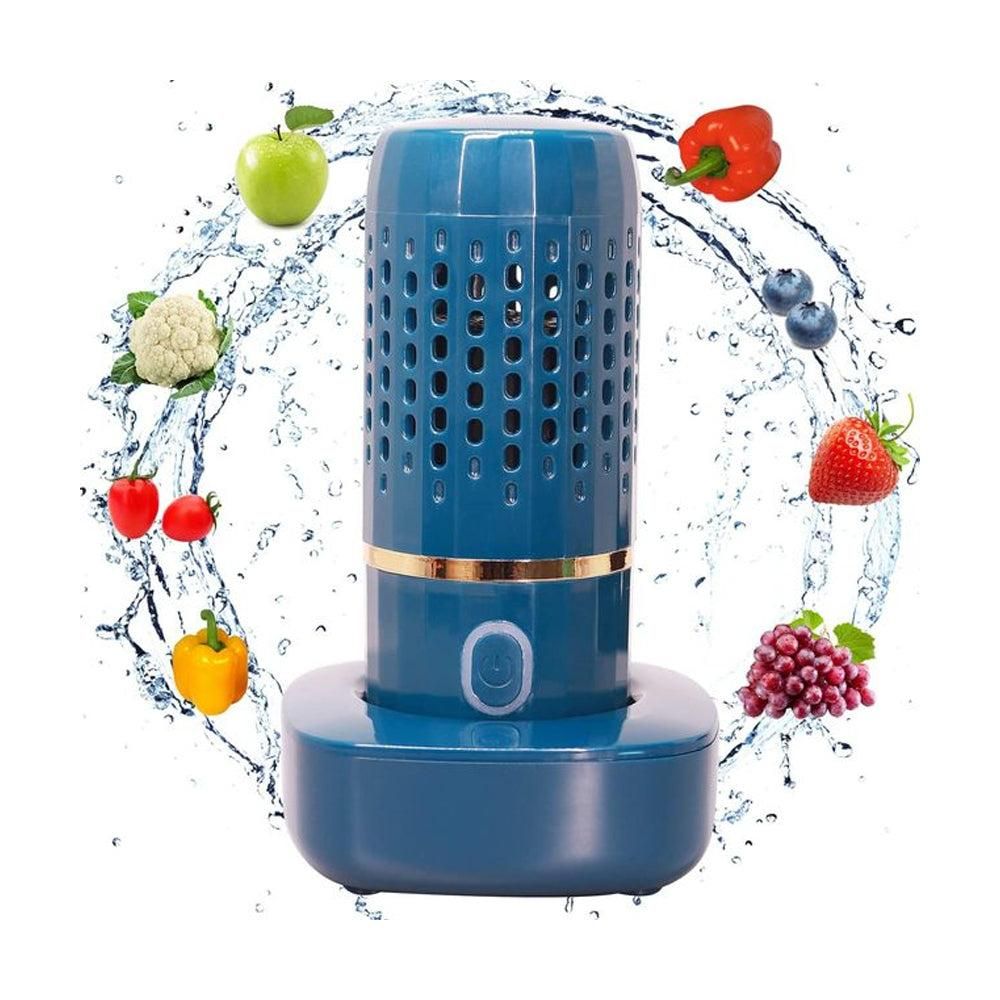 Portable Fruit and Vegetable Cleaning Machine Rechargeable Food Washing Purifier Vegetable Washer -Green