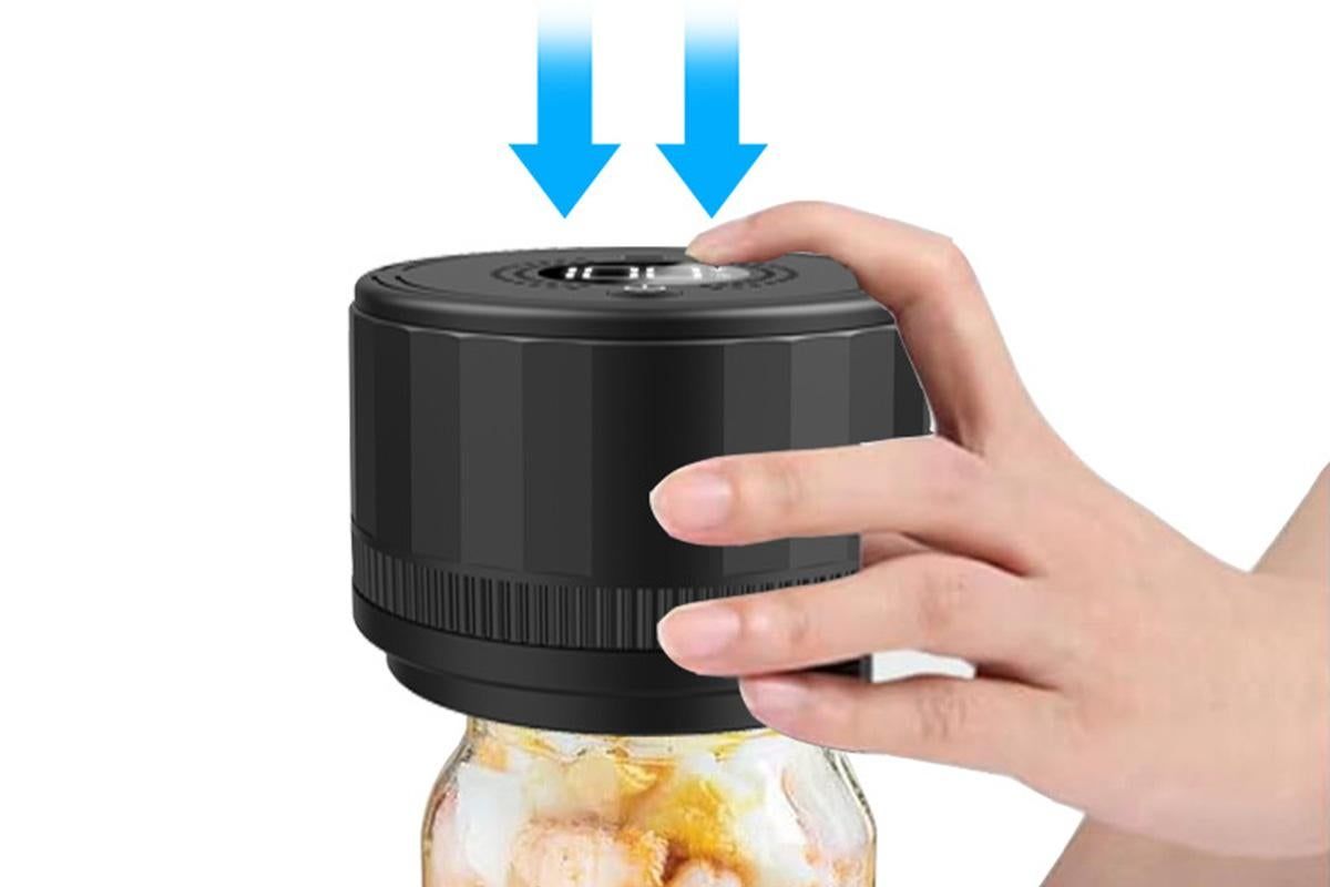Electric Mason Jar Vacuum Sealer Kit for Food Storage and Preservation