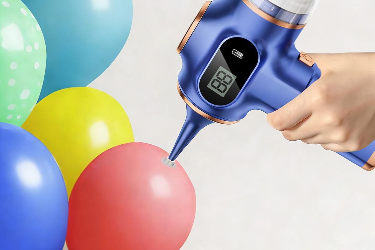 Car Vacuum Portable Cordless 2 in 1 Vacuum Cleaner Air Duster Handheld Vacuum Cordless with 3000mAh Battery - Blue