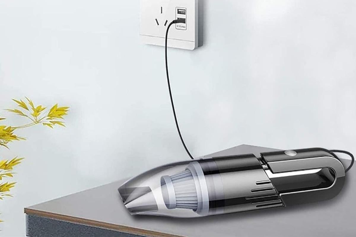 Handheld Car Vacuum Cleaner 4500Pa Vacuum Cleaner and Air Duster for Car Home Office